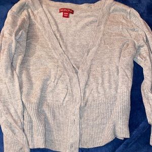 Cardigan cropped top